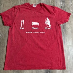 Delta NC State Red Short Sleeve Tee